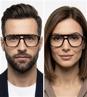 Eyeglasses frame Compositive Eyewear ALEX 53 HAVANA - ALEX 53 HAVANA